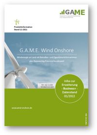G.A.M.E. Wind Onshore Produktinformation